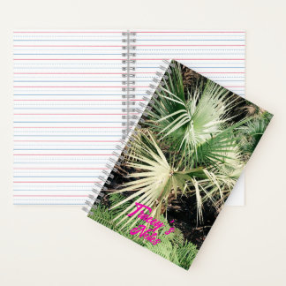 Tropical Graphic Palm Tree Notebook