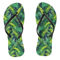 Tropical Green Leaf Fern Pattern
