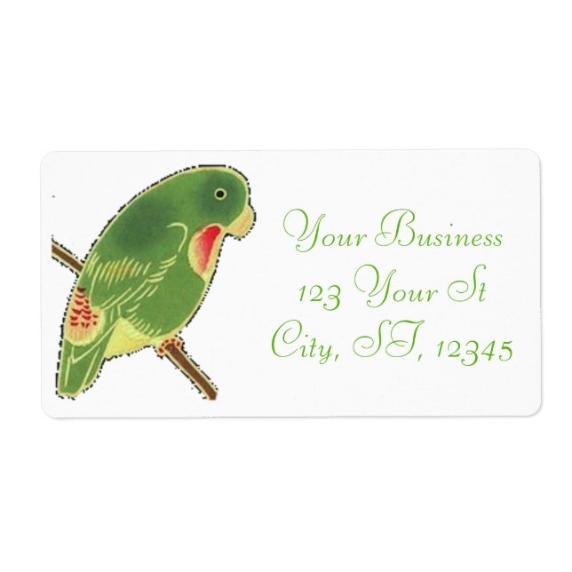 Tropical Green Parakeet Thunder_Cove (Front)