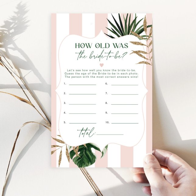 Tropical green pink How old was the bride to be (Creator Uploaded)