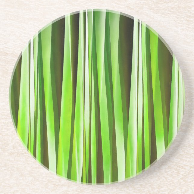 Tropical Green Riverweed Coaster (Front)