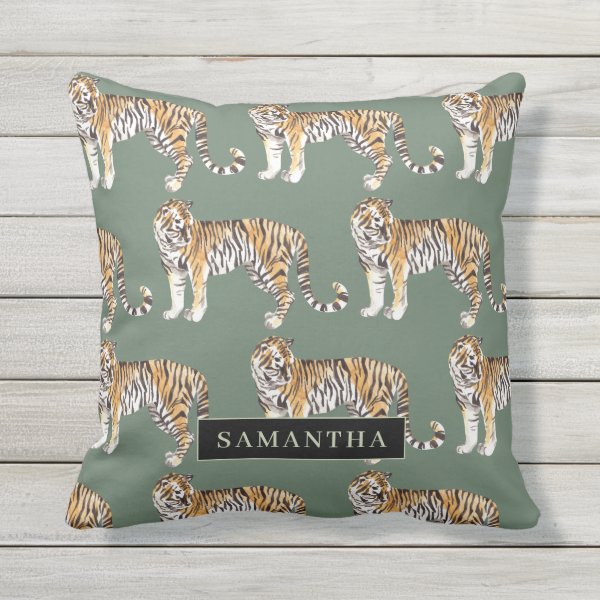 Tiger Decorative & Throw Cushions Zazzle AU
