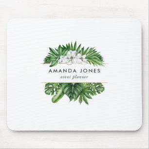 Tropical Greenery Foliage Mouse Pad