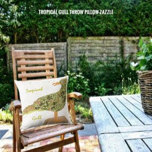 Tropical Gull Cushion