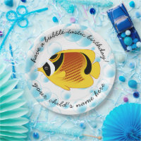 Tropical Halfmoon Butterflyfish Exotic Sealife