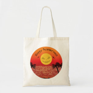 Tropical Halloween Tote Bag