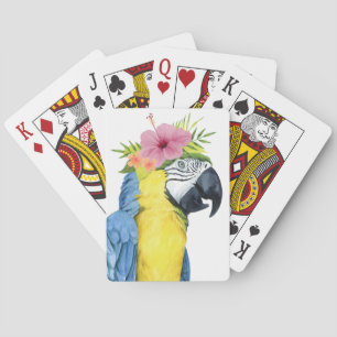Tropical Halo - Parrot Playing Cards