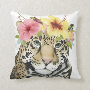 Tropical Halo   Sweet Cheetah Cushion