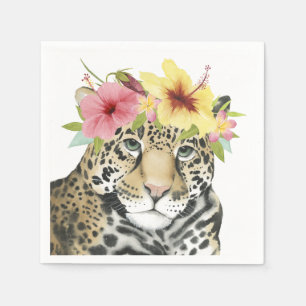 Tropical Halo   Sweet Cheetah Napkin