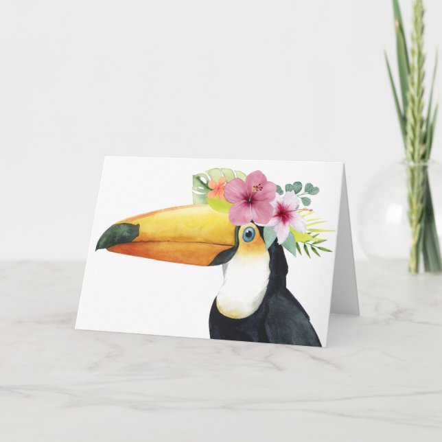 Tropical Halo - Toucan Card (Front)