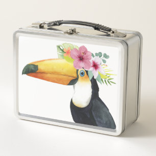 Tropical Halo - Toucan Metal Lunch Box