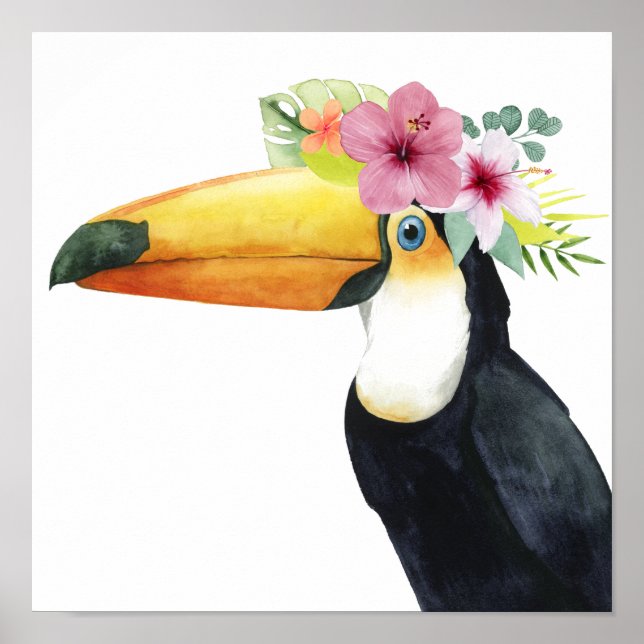 Tropical Halo - Toucan Poster (Front)