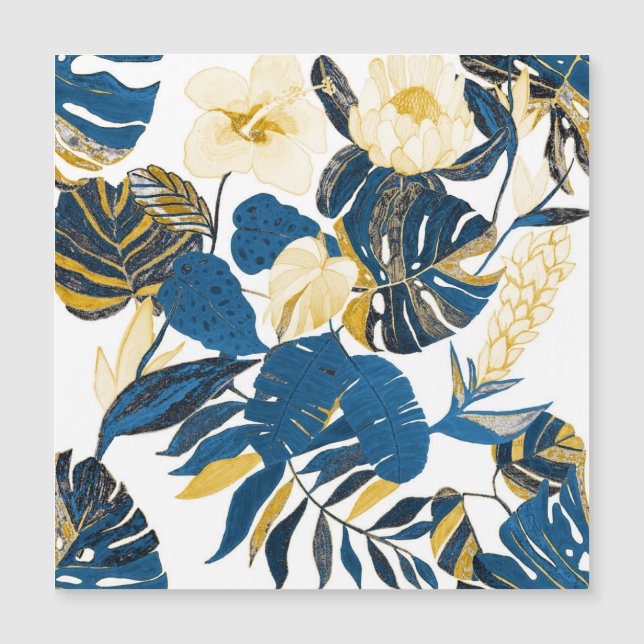 Tropical Hand Drawn: Creative Seamless Pattern (Front)