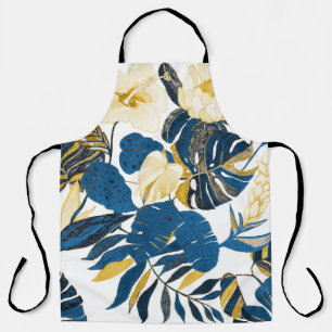 Tropical Hand Drawn: Creative Seamless Pattern Apron