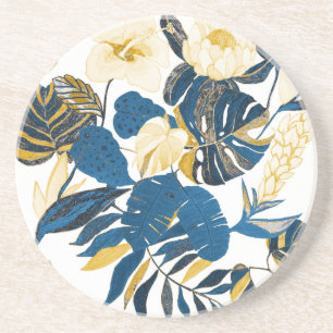 Tropical Hand Drawn: Creative Seamless Pattern Coaster