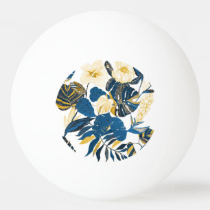 Tropical Hand Drawn: Creative Seamless Pattern Ping Pong Ball
