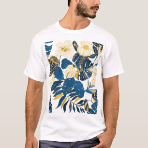 Tropical Hand Drawn: Creative Seamless Pattern T-Shirt