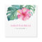 Tropical Handmade Flower Business Cards QR code