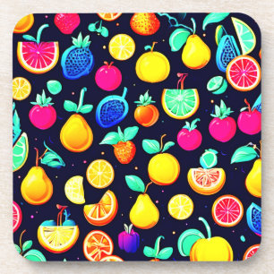 Tropical Harvest Patterns Coaster