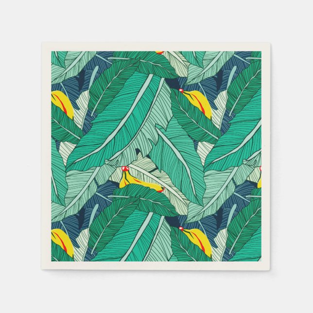 Tropical Haven Party Napkins (Front)