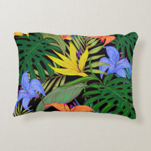 Tropical Hawaii Aloha Flower Graphic Decorative Cushion
