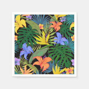 Tropical Hawaii Aloha Flower Graphic Napkin