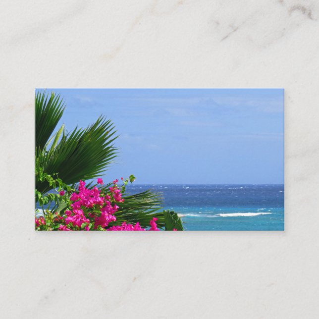 Tropical Hawaii Business Card (Front)