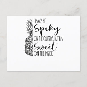 Tropical Hawaii Holiday Pineapple Saying Summer Postcard