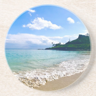 Tropical Hawaiian Beach Coaster