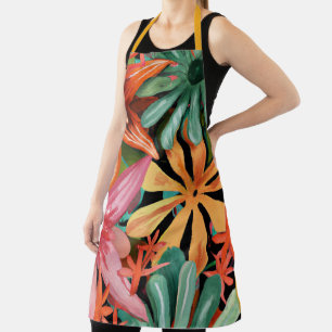 tropical/Hawaiian/floral/flower Apron