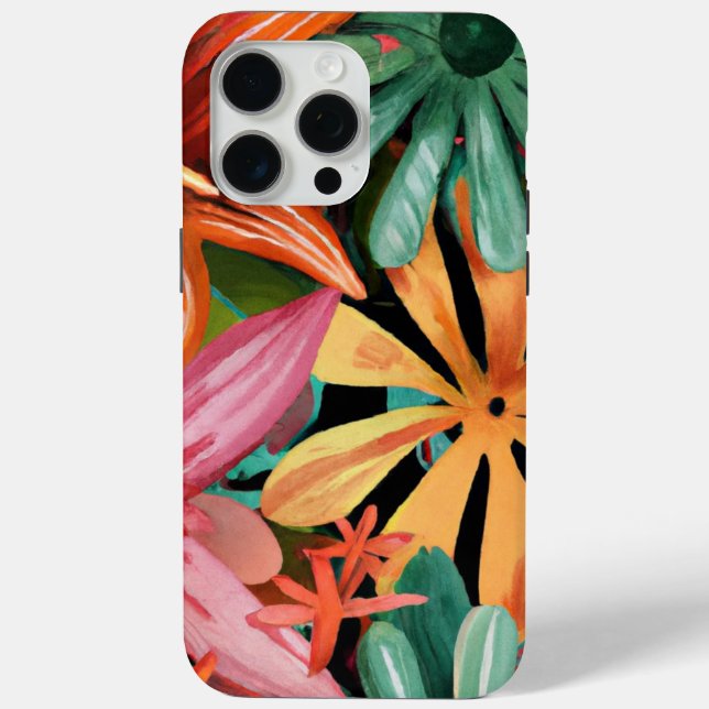 tropical/Hawaiian/floral/flower Case-Mate iPhone Case (Back)