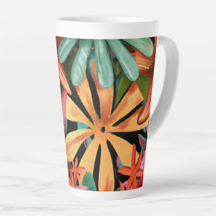 tropical/Hawaiian/floral/flower Latte Mug