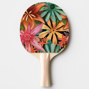 tropical/Hawaiian/floral/flower Ping Pong Paddle