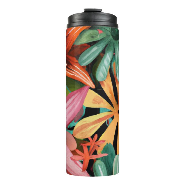 tropical/Hawaiian/floral/flower Thermal Tumbler (Front)