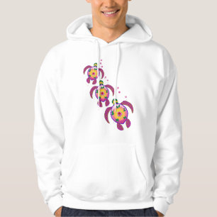 Tropical Hawaiian Honu Turtles Hoodie