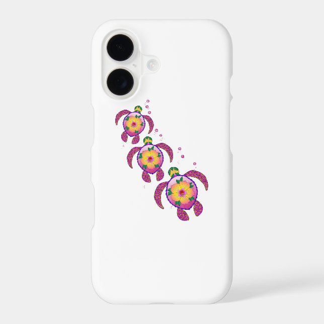 Tropical Hawaiian Honu Turtles Samsung Galaxy Case (Back)