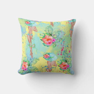 Tropical Hawaiian Pillow
