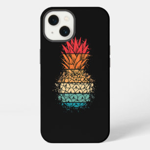 Tropical Hawaiian Pineapple Aloha Retro Vintage Ha iPhone 13 Case