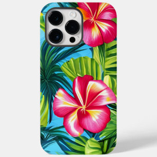 Tropical Hawaiian print iphone case