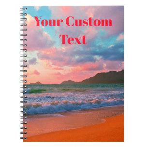 Tropical Hawaiian Sunset Notebook