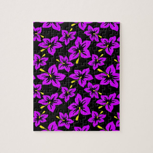 Tropical Hawiian Hibiscus Flowers Jigsaw Puzzle (Vertical)