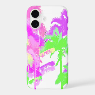 Tropical Heat Wave Neon Hawaiian Palm Trees