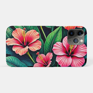 Tropical Hibiscus Bloom Artistry iPhone 11 Pro Case