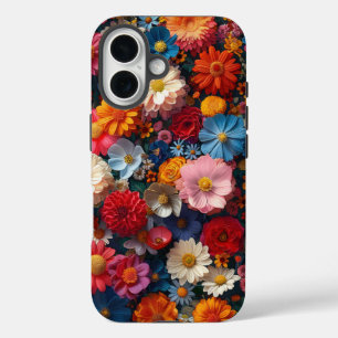 Tropical hibiscus bloom with a vibrant presence. G iPhone 16 Case