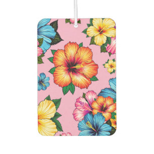 Tropical Hibiscus Car Air Freshener