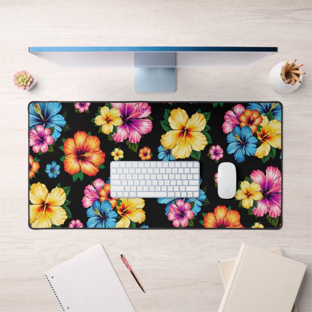 Tropical Hibiscus Desk Mat (Office 1)