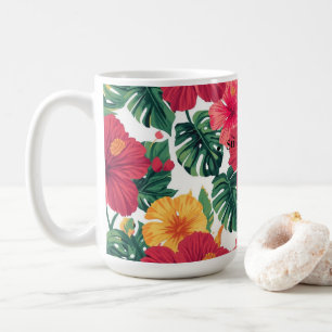 Tropical Hibiscus Grandma Floral Mother’s Day Gift Coffee Mug