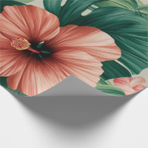 Tropical Hibiscus & Monstera