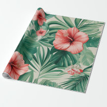 Tropical Hibiscus & Monstera