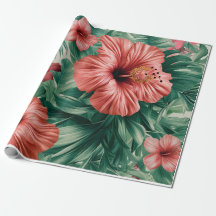 Tropical Hibiscus & Monstera